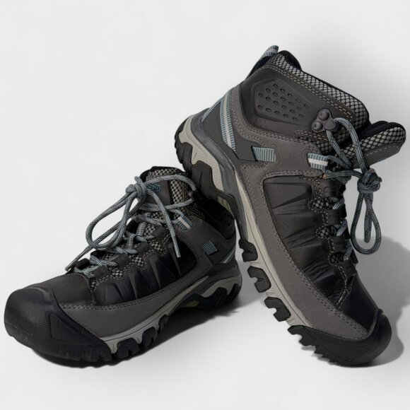 Keen Targhee III Mid WP Women’s Hiking Boot Magnet/Atlantic Blue Size 7 - Picture 7 of 13